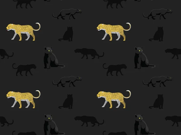 Panthera Leopard Panther Tapete — Stockvektor