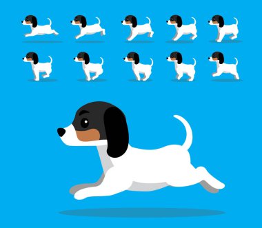 Hayvan Animasyon Dizisi Köpek Ariegeois Çizgi Film Vektörü