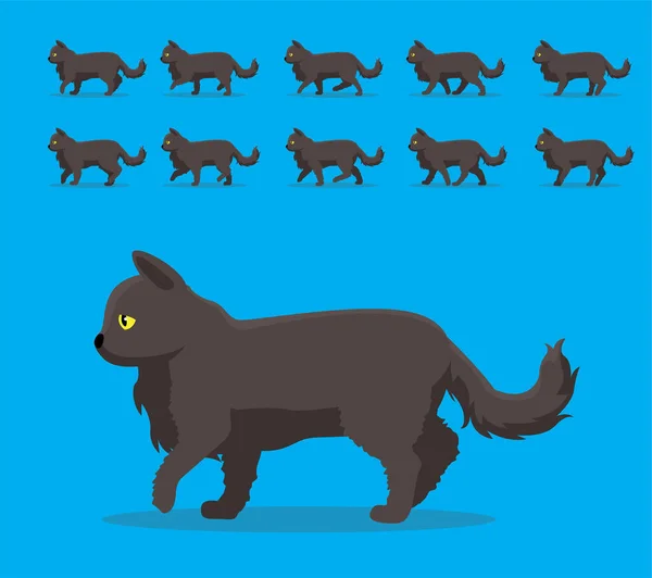 Animal Animation Sequence Cat Nebulung Cartoon Vector