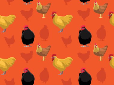 Tavuk Orpington Çizgi Filmi Kusursuz Duvar Kağıdı