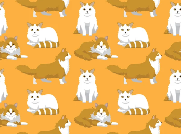 Cat นอร เวย แวนการ นไร รอยต อวอลล เปเปอร — ภาพเวกเตอร์สต็อก