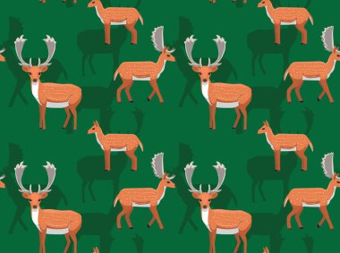 Fallow Geyik Çizgi Filmi Arkaplanı Kusursuz Duvar Kağıdı