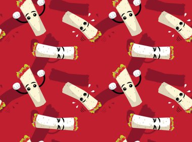 Şirin Kebap Çizgi Film Arkaplanı Kusursuz Duvar Kağıdı