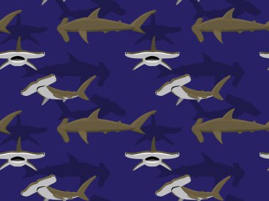 Winghead Köpekbalığı Çizgi Filmi Kusursuz Duvar Kağıdı