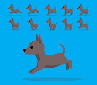 Hayvan Animasyon Dizisi Köpek Xoloitzcuintle Çizgi Film Vektörü