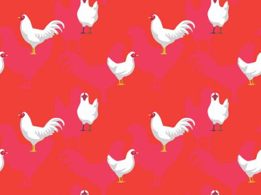 Tavuk Chantecler Çizgi Filmi Kırmızı Kusursuz Duvar Kağıdı