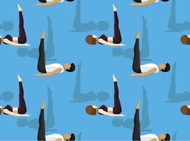 Manga Biçimli Çizgi Film Bacakları Duvara Poz Veren Arkaplan Kusursuz Duvar Kağıdı