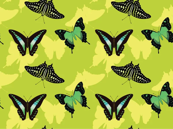 Graphium Background Seamless Wallpaper — 스톡 벡터