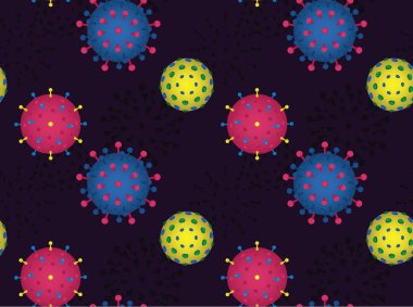 Virüs Şekli Grip Arkaplanı Kusursuz Duvar Kağıdı