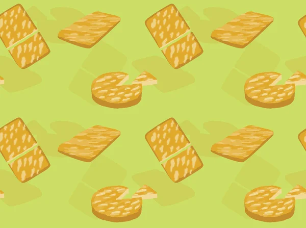 Chléb Kind Focaccia Pozadí Hladké Tapety — Stockový vektor