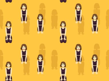 Aslan Pozu Yoga Manga Özel Dersi Çizgi Film Vektörü Resimleri Kusursuz Duvar Kağıdı 01