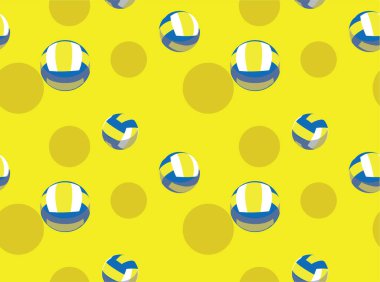 Voleybol Topu Vektörü Kusursuz Arkaplan Duvar Kağıdı 01