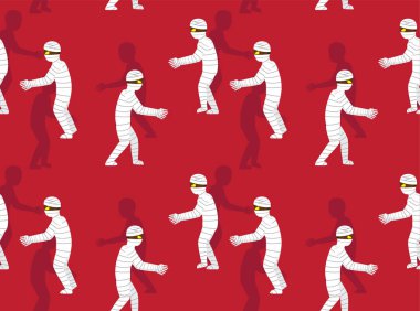 Mumya Tarafı Yürüyen Cadılar Bayramı Karakteri Kusursuz Arkaplan Duvar Kağıdı 01