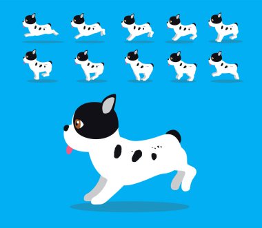 Hayvan Animasyon Sırası Köpek Boston Teriyer Çizgi Filmi Vektör Ceket 1