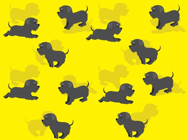 Dog Running Schnauzer การ วละครภาพประกอบพ นหล งไร รอยต — ภาพเวกเตอร์สต็อก
