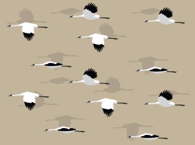 Hayvani Animasyon Bağıran Turna Çizgi Filmleri Kusursuz Arkaplan