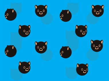 Hayvan Başlı Dönen Tazmanya Canavarı Çizgi Film Çizimi Kusursuz Arkaplan