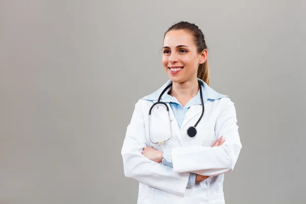 Beautiful female doctor — Stock Photo, Image