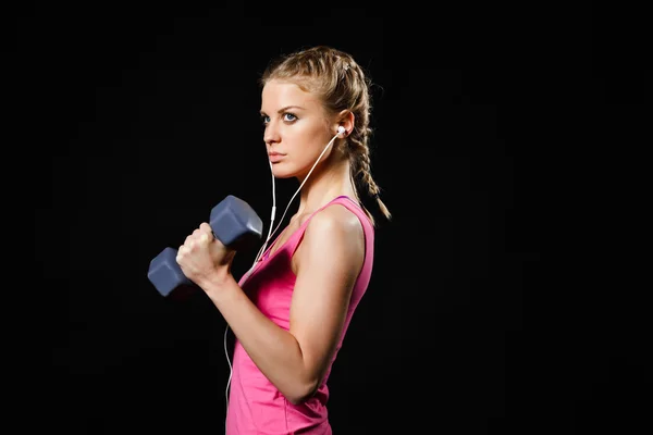 Mujer hermosa deporte — Foto de Stock