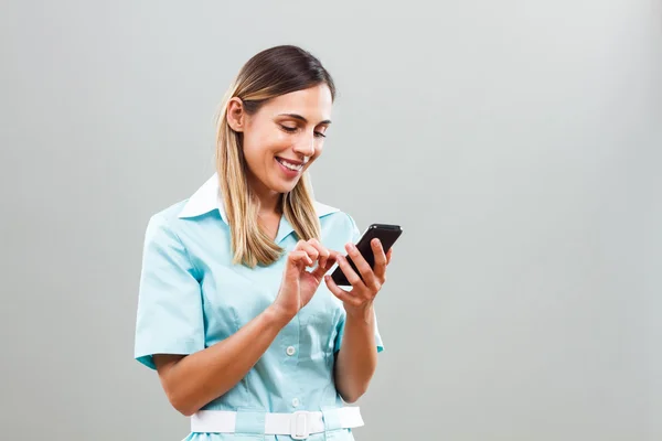 Portrait of beautiful nurse — Stock Photo, Image