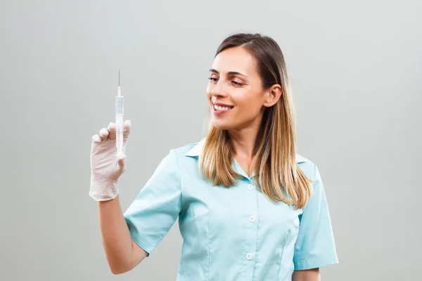 Portrait of beautiful nurse — Stock Photo, Image