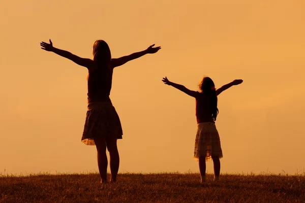 Felice madre e figlia — Foto Stock