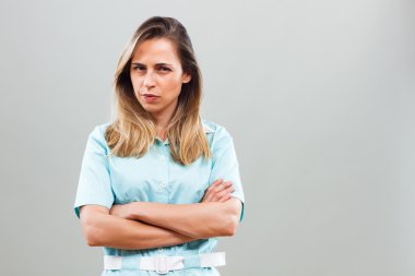 Kızgın hemşire düşünme 