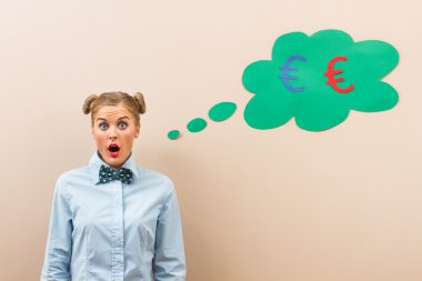 Kız para hakkında düşünme