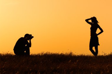 Adam fotoğrafçılık kadın