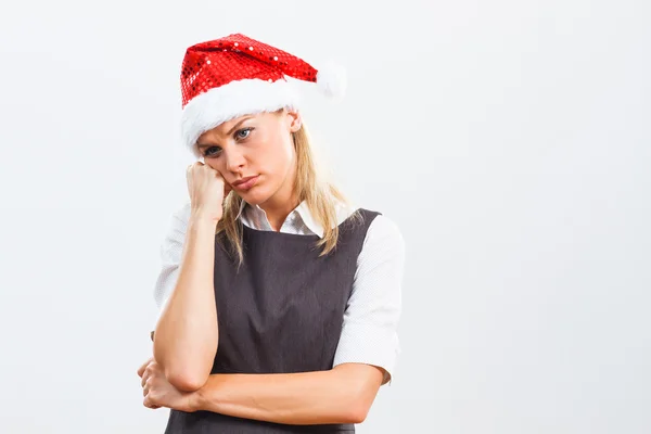 Triste santa mujer — Foto de Stock