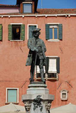 Carlo Goldoni Venedik 'teki Tarihi Anıt