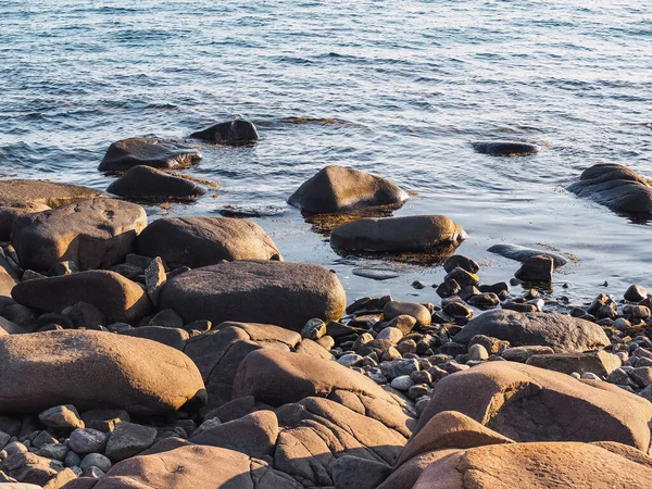 Large Stone Boulders Seashore — Stock Photo, Image