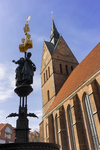 Marktkirche in hannover, Duitsland — Stockfoto