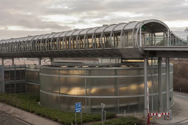 Hannover, Německo - 22 února 2014: Plaza Expo na výstavišti Hannover, největší výstava na světě. — Stock fotografie