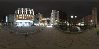 Hamburg 360 derece panorama Caddesi görüntü