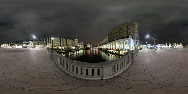 Гамбург 360 градусов панорамный вид — стоковое фото