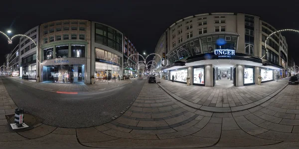 Hamburg 360 degree panorama streeet view — Stock Photo, Image