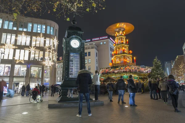 Christmas pyramid in Hannover — Stock Photo, Image