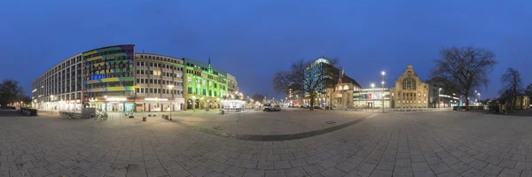 Hannover akşam. 360 derece panorama.