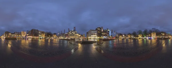 Iluminación de Navidad en Hannover — Foto de Stock