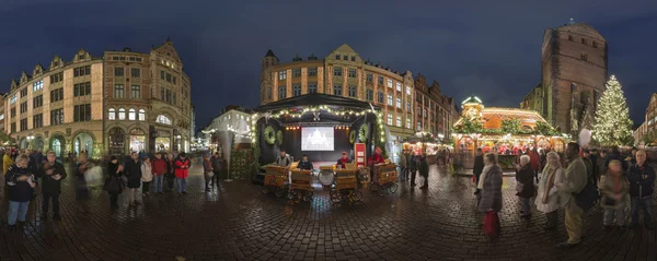 Christmas illumination in Hannover — Stock Photo, Image