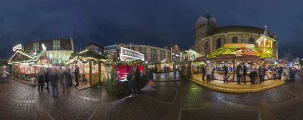 Iluminación de Navidad en Hannover — Foto de Stock