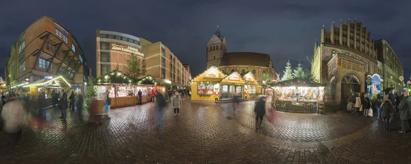 Christmas illumination in Hannover — Stock Photo, Image