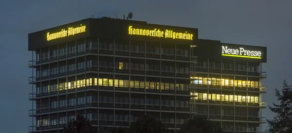 Hannoversche Allgemeine Zeitung house — Stock Photo, Image