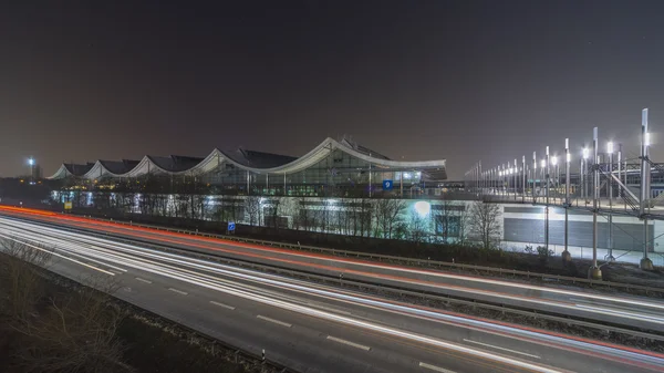 Hannover fairground, the largest exhibition ground in the world. — Stock Photo, Image