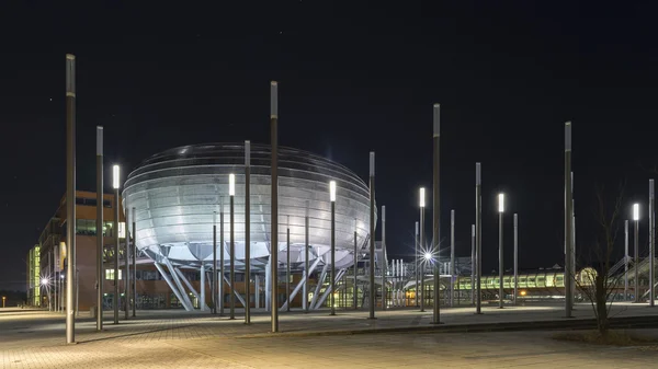 Hannover fairground, the largest exhibition ground in the world. — Stock Photo, Image