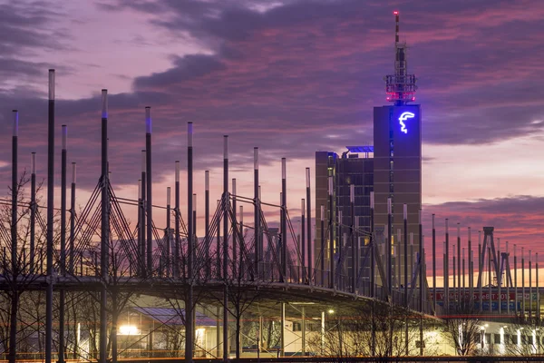 Hannover-mässan, den största utställningen marken i världen. — Stockfoto