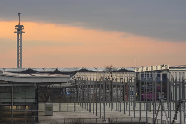 Hannover fairground, the largest exhibition ground in the world. — Stock Photo, Image