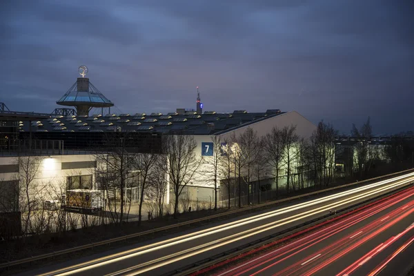 Hannover-mässan, den största utställningen marken i världen. — Stockfoto