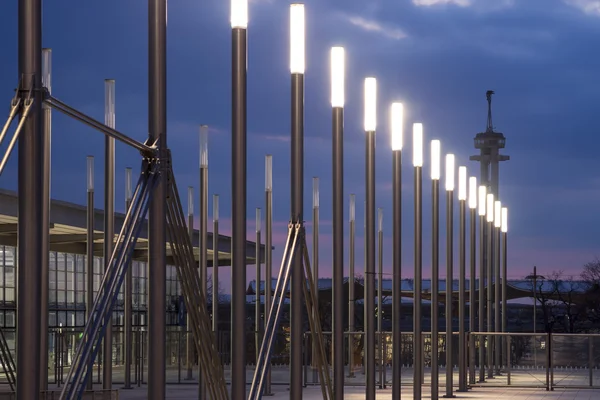 Hannover-mässan, den största utställningen marken i världen. — Stockfoto